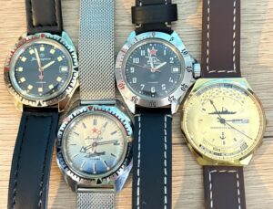 Zegarki komandirskie, amphibia i oficerski