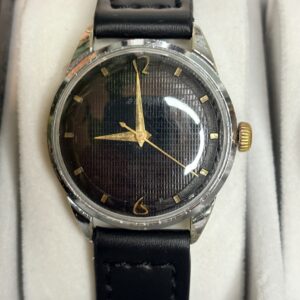 Raketa czarna kratka 2609.H vintage ZSRR