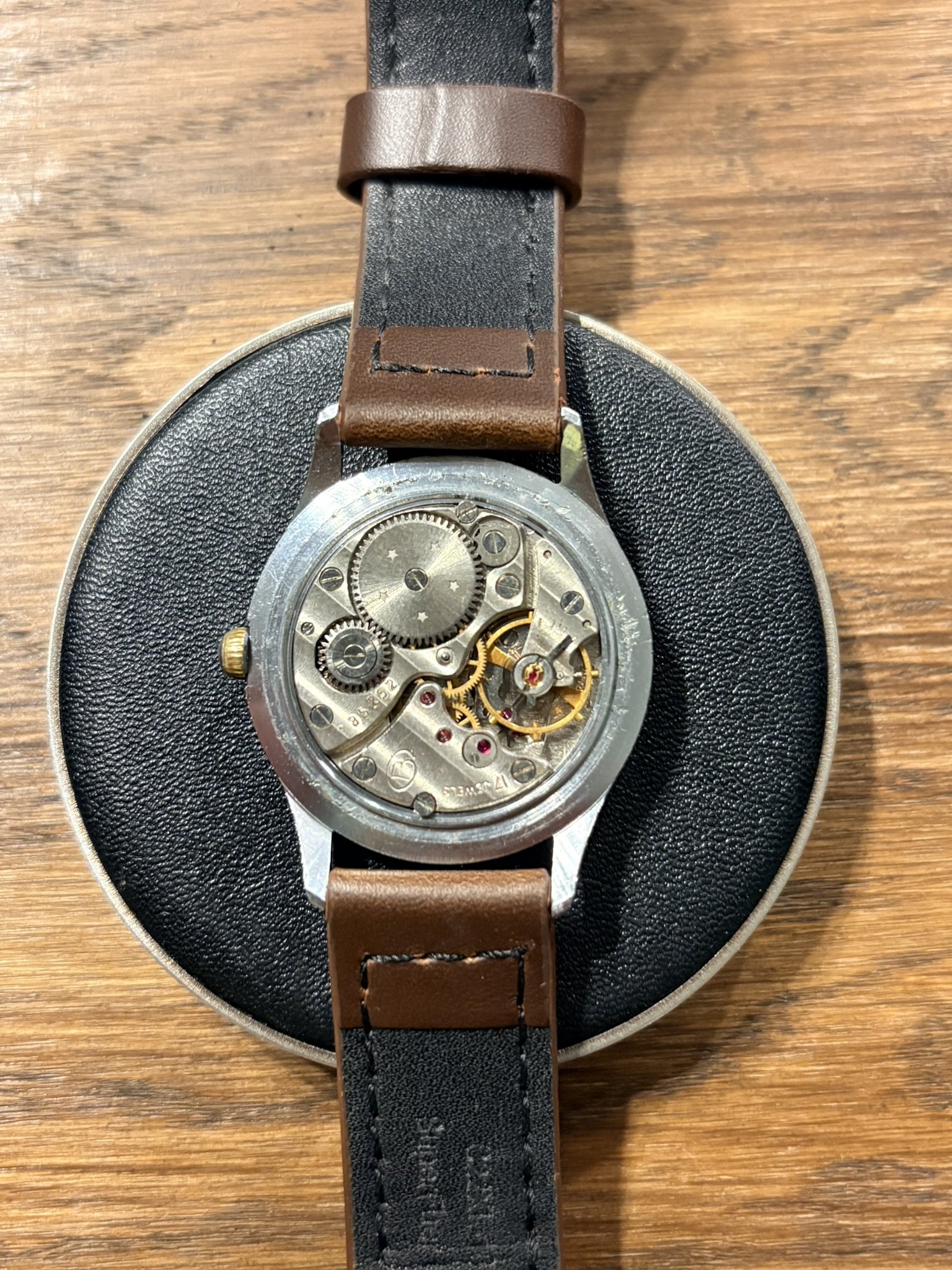 Wostok 2409 złoty sunburst vintage ZSRR zegarek mechaniczny. Werk