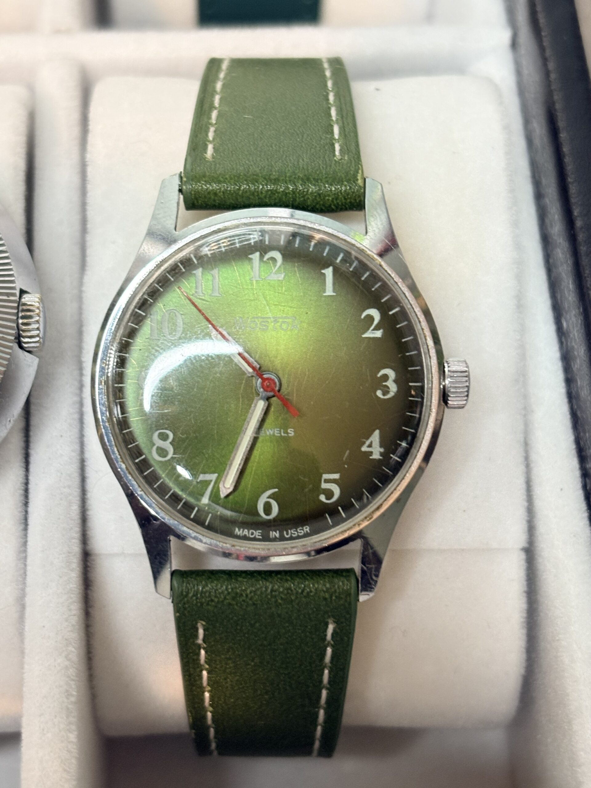 Wostok 2209 zielony sunburst vintage ZSRR
