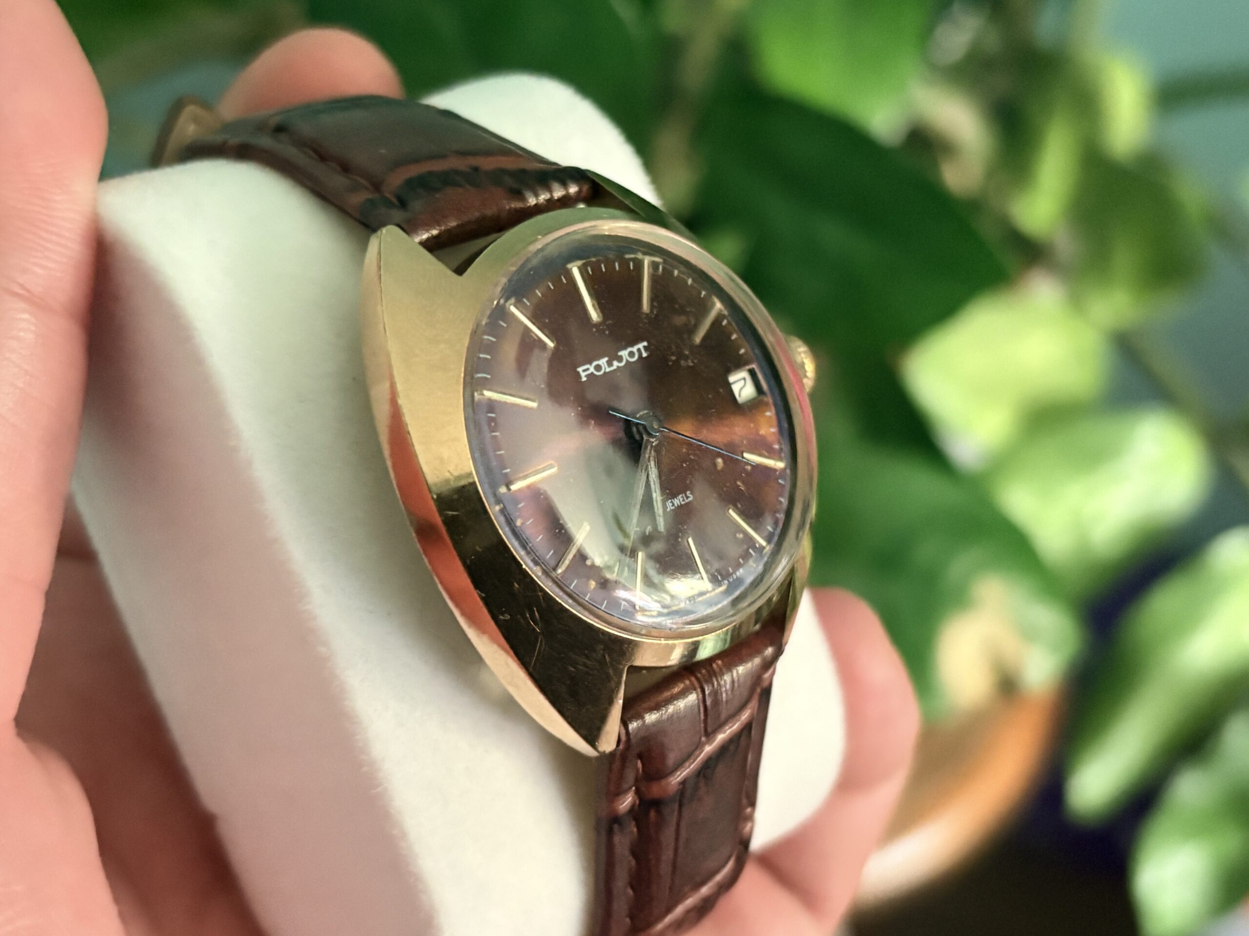 Poljot Galactic niebieski sunburst