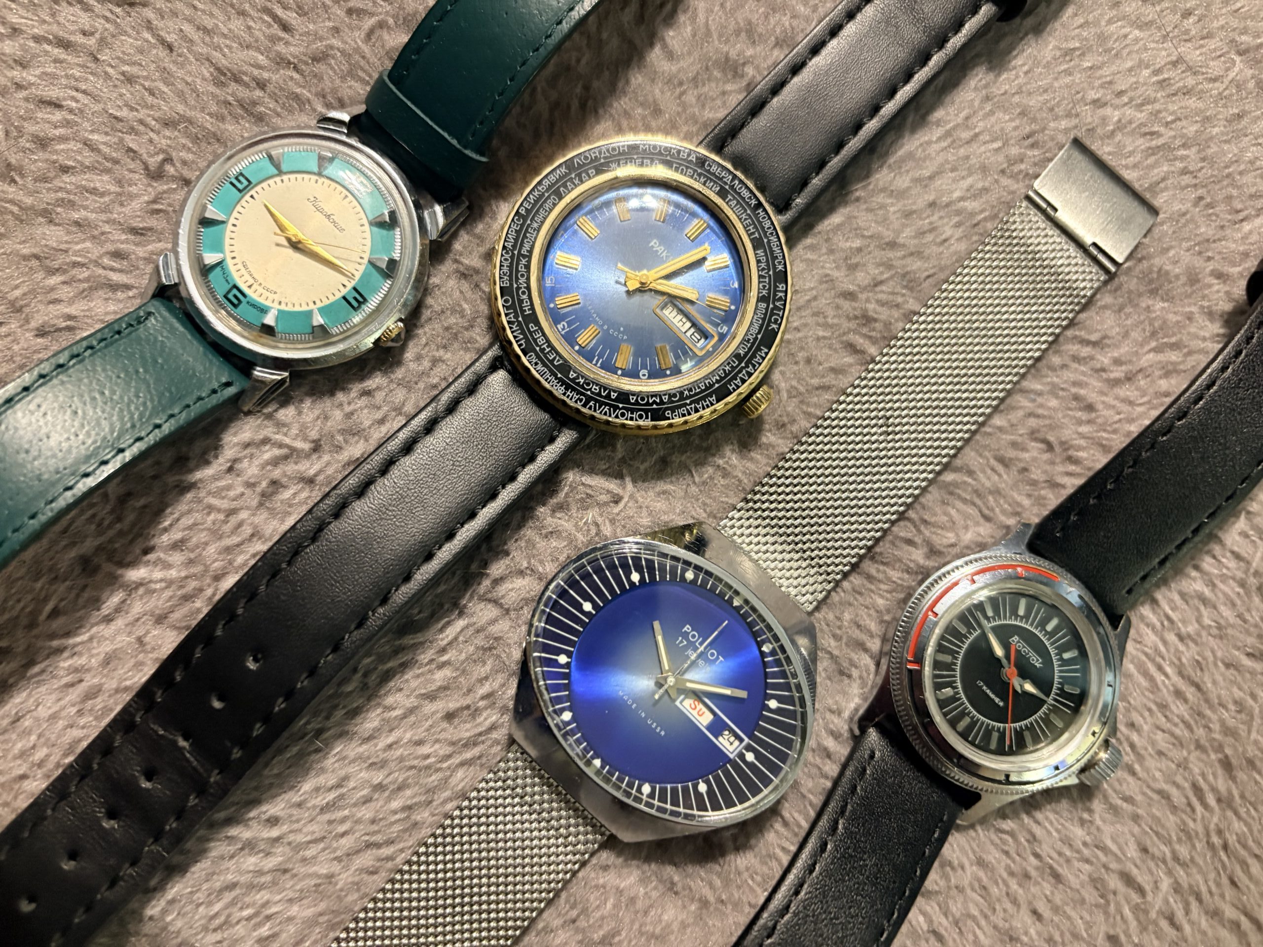 nowe zegarki vintage z ZSRR w kolekcji Wristo Vintage Watch
